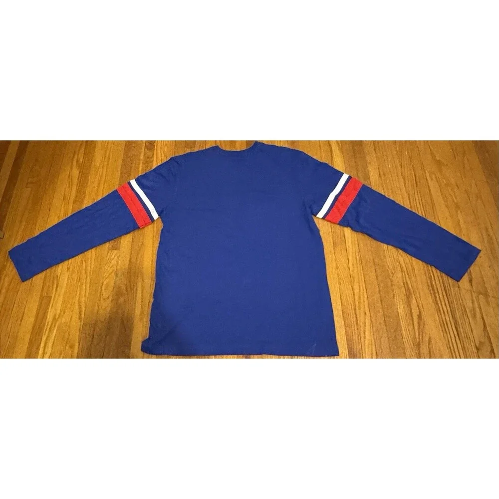 Pair of NFL New York Giants Men’s Large blue long sleeve t-shirt
